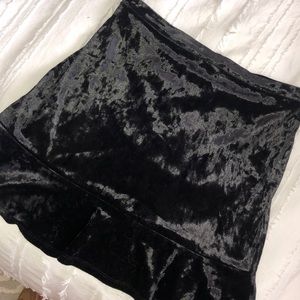 band of gypsies crushed velvet skirt